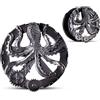 ERKUOO 2PCS Polpi Orecchio Calibri Piercing Vite Fit Tunnel Tappi Orecchio Expander Ganci Orecchini Gioielli, 3/4=19mm, Metallo, arenaria