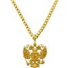d'origine Russia Adler Collana da Uomo - Stemma Russo (Acciaio Inossidabile), 60 cm, Acciaio inossidabile