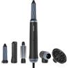 VITALmaxx Air Curler Plus 6-in-1 | Tecnologia airflow | Multi-styler con arricciacapelli, asciugacapelli, spazzola e diffusore - asciugatura, styling, creazione di ricci | 1500W [nero].