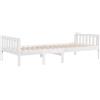 vidaXL Letto per Bambini senza Materasso Bianco 80x200cm Massello Pino, letto singolo, letto a mezza piazza per bambini, letto in legno