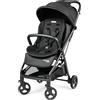 Peg Perego PEG Selfie Plus Passeggino Leggero Compatto, Chiusura Automatica, Dalla Nascita Fino A 22 Kg, Doppio Rivestimento, Capottina UPF 50+, Cestello Portaoggetti, True Black