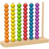 TAIZhiChen Set di Blocchi di Legno Impilabili per Ordinare E Contare I Colori, Apprendimento Precoce Dei Colori per Bambini in Età Prescolare, come descritto, M