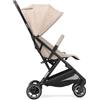 Deryan Easy, Passeggino 0+ mesi-22 kg, Passeggino leggero con chiusura intelligente e compatta, Cappottina estensibile con trattamento antipioggia UV50+, regolabile, Poggiagambe, Torrone