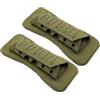HoveeLuty Confezione da 2 cuscini per tracolla, imbottitura in rete traspirante con chiusura a strappo, cuscini ammortizzanti per spallacci per gilet da esterno, spallacci per zaino, verde militare, imbott