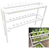kangten Hydroponic - Kit per coltivazione idroponica, 36 fori, 2 strati, in PVC, sistema di coltivazione idroponica, sistema di coltivazione dell'acqua, sistema di piante da giardino