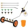 MYPIN Scopa ad acqua per idropulitrice 2 in 1, pulitore per sottoscocca 16 pollici, Rondella ad alta pressione per auto con Cannone Schiumogeno/Guanto, pulitore di superficie 1200-4000 PSI