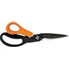 Fiskars Forbici Multiuso, Lunghezza: 23 cm, Lame in Acciaio Inossidabile e Impugnatura in Plastica, Nero/Arancione, Solid, SP-341, 1063329