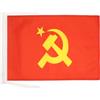 AZ FLAG Bandiera Urss Gran Logo 45x30 cm - Bandierina Rossa Comunista - Russia 30 x 45 cm Cordicelle