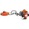 Husqvarna Decespugliatore Husqvarna a benzina 253RJ con Disco e Testina, Motore da 50,6cc e Larghezza taglio di 46cm, Robusto e Affidabile