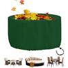 TYPYMY Copertura Per Mobili da Giardino,Copertura Tavolo Esterno Impermeabile,Coperture per Mobili da Giardino,Copritavolo Esterno Impermeabile,Panno Oxford Impermeabile Copertura,140x70cm,Verde