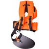AMA Bretella Professionale Rinforzata Extra Comfort per Decespugliatore, Modello AMA90697, Peso 820 g, Colore Arancio e Nero