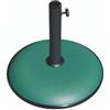 kasaviva Base per Ombrellone in Cemento da 15 kg Tubo 30-35 - 38 Colore Verde