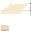 Generic Tessuto di ricambio per tenda da sole retrattile resistente per esterni, finestra, patio, protezione UV, impermeabile, telo per parasole