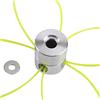 MAGT Testina Decespugliatore Universale, in Lega di Alluminio con Rondella Chiave Esadecimale per Giardino (Argento)