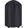 Oniissy Copertura protettiva per barbecue da esterni, impermeabile, resistente, in tessuto Oxford 210D, rotondo, diametro 77 cm, altezza 58 cm (diametro 58 cm x 77 cm)