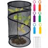 Generic Rete protettiva per piante, rotonda, riutilizzabile, pieghevole, traspirante, 36 x 36 x 57 cm, rete da giardino con barriera protettiva, attrezzatura di sicurezza per piante per invernale, vasi
