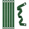 Supertool Confezione da 6 cinghie per alberi da 40 x 3,8 cm, cinghie di supporto per alberi con occhielli robusti, cintura per legare le piante verdi per una crescita sana delle piante, ideali per giardino,