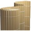 Gutta Plascane - Canniccio PVC, Recinzione Giardino, Frangivista per Recinzione, Frangivista PVC (Beige, Rotolo 1,50x5 Metri)