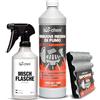 bio-chem - Rimuovi Resina per fumi 1L + Bottiglia miscelatrice + Spugna - Pulitore sgrassante 2 in 1 Pulitore di Resina Spray per Griglie e Barbecue - Manutenzione della griglia del Barbecue