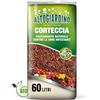 Vivaio di Castelletto Corteccia di pino nazionale vagliato per pacciamatura sacco da 60 litri prodotto biologico naturale di origine esclusivamente vegetale Vivaio di Castelletto