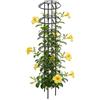 Generico Traliccio da Giardino Resistente - Traliccio in Metallo Antiruggine per Piante Rampicanti | Supporti Rampicanti per Piante A Forma di Ombrello per Gel-somino, Frutta, Verdura, Viti (130 cm)