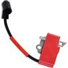 Hujago Bobina di accensione 126270-4 125808-2 125143101 125143100 rossa e nuova versione di ricambio per motosega Makit-a EA3200S EA3201S EA3500S