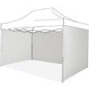 Bop Garden Kit 3 Pareti Laterali per Gazebo Richiudibile 3x4,5 mt - Impermeabili in Tessuto Oxford 420D - Telo Gazebo 3x4,5 Antivento, Tende per Gazebo Laterali con Velcro, Paravento da Esterno