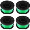 SagaSave Bobina di ricambio per decespugliatore, linea autofeed φ 2 mm, lunghezza 5,8 m, compatibile con Black and Decker GH3000, LST540, LST540B e GH3000R, SF-080 (confezione da 4)