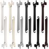 TENDEEVOLUTION - Coppia di Braccetti per Tende da Sole a Caduta 100% in Alluminio da 50 e 70 cm, Bracci Tende da Sole per Balcone Esterne (BIANCO 50 CM)