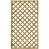 TheGoodGarden Grigliato in legno a Maglia Diagonale Gaia 90x180 Cm Color Naturale impregnato in autoclave