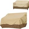 STETHI Copertura Divano Esterno Impermeabile, Copridivano Esterno, Copertura per Divano a 3 Posti Copertura di Panca Impermeabile Anti Vento Anti Polvere Copridivano da Giardino (223 x 83 x 84 cm)