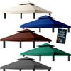 freigarten.de - Tetto di ricambio per gazebo 3 x 3 m, impermeabile, materiale: Panama PCV Soft 370 g/m² extra forte, modello 1