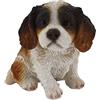 certre Cane Cavalier King Mignon cm.7x4,5x6h. (in vetroresina)