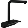 hansgrohe Aquno Select M81 Miscelatore monocomando da cucina 250, bocca estraibile, 2 getti, nero opaco, 73836670