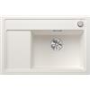 BLANCO ZENAR XL 6 S Compact | Lavello in granito bianco | Tipo di montaggio: montaggio superiore | bacino principale destro | per sottolavelli larghi 60 cm | grande bacino | facile da pulire
