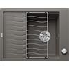 BLANCO ELON 45 S 527251 SILGRANIT grigio vulcanico, reversibile, con interruttore di scarico, con accessori