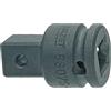 Hazet 8807S-1 Adattatore per Avvitatori ad Impulso, Nero, Attacco Quadro, Massiccio, 12.5 mm 1/2 di Pollice
