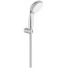 GROHE Vitalio Go 100 Set Saliscendi Doccia (2 getti, 100 mm, asta, flessibile), Nero, 26198000