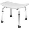 UISEBRT Sgabello da doccia, regolabile in altezza, 38-53 cm, 136 kg, per anziani, bambini, persone con disabilità (sgabello da doccia regolabile in altezza, 2)