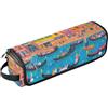 KLL Hot Hair Tools Borsa da viaggio e tappetino resistente al calore impermeabile portatile aperto piatto borsa da viaggio per straigheners, ferro arricciacapelli, asciugacapelli, pittura vivace Venezia