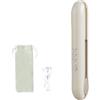 ZVD Mini Piastra Per Capelli,Piastra Capelli Da Viaggio,Portatile Piastra Riscaldante Senza Fili,Hair Straightener In Ricaricabile Con Temperature 3 Livelli Per Stili Ricci E Lisci (Bianco)