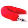 XaiPliung Spina BSDM rossa finta coda di volpe cosplay coda in metallo atmosfera unisex