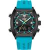 NAVIFORCE Orologi da uomo alla moda,Orologio da polso impermeabile multifunzionale a doppio display,Orologio da regalo per gli uomini, Nero + Bianco + P. Blu, Orologi sportivi da uomo