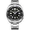 London Craftwork SD1970 Steeldive Captain Willard 6105 Orologio subacqueo automatico con movimento NH35, Nero , Militare