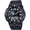 Casio Men's '3D Dial' Quartz Resin Watch, Color:Black (Model: AEQ100W-1AV)