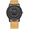 JUSKAQZYI sportivo orologio Orologio a levitazione magnetica, orologio al quarzo con sfera magnetica non specchiata, orologio da uomo impermeabile, compleanno creativo elegante orologio
