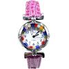 LE GEMME DI VENEZIA Orologio Donna watch in Vetro di Murano Murrina Millefiori (FUXIA)