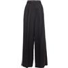 WEEKEND MAX MARA PANTALONE AMPIO IN VISCOSA E LINO WEEKEND MAXMARA 003 NERO Donna