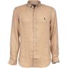 POLO RALPH LAUREN CAMICIA IN LINO POLO RALPH LAUREN 003 BEIGE Uomo