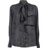 FABIANA FILIPPI CAMICIA IN TWILL DI SETA STAMPATO DI FABIANA FILIPPI 8186 NERO Donna